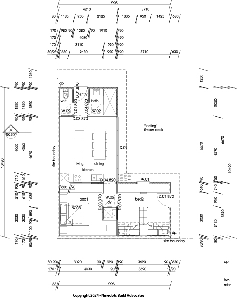 Second Small Dwelling - Example Floorplan - Ninedots Build Advocates